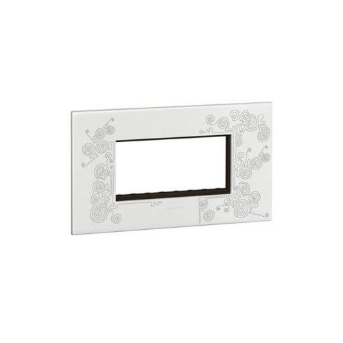 Legrand Arteor Tattoo Finish Cover Plate With Frame, 4 M, 5763 58